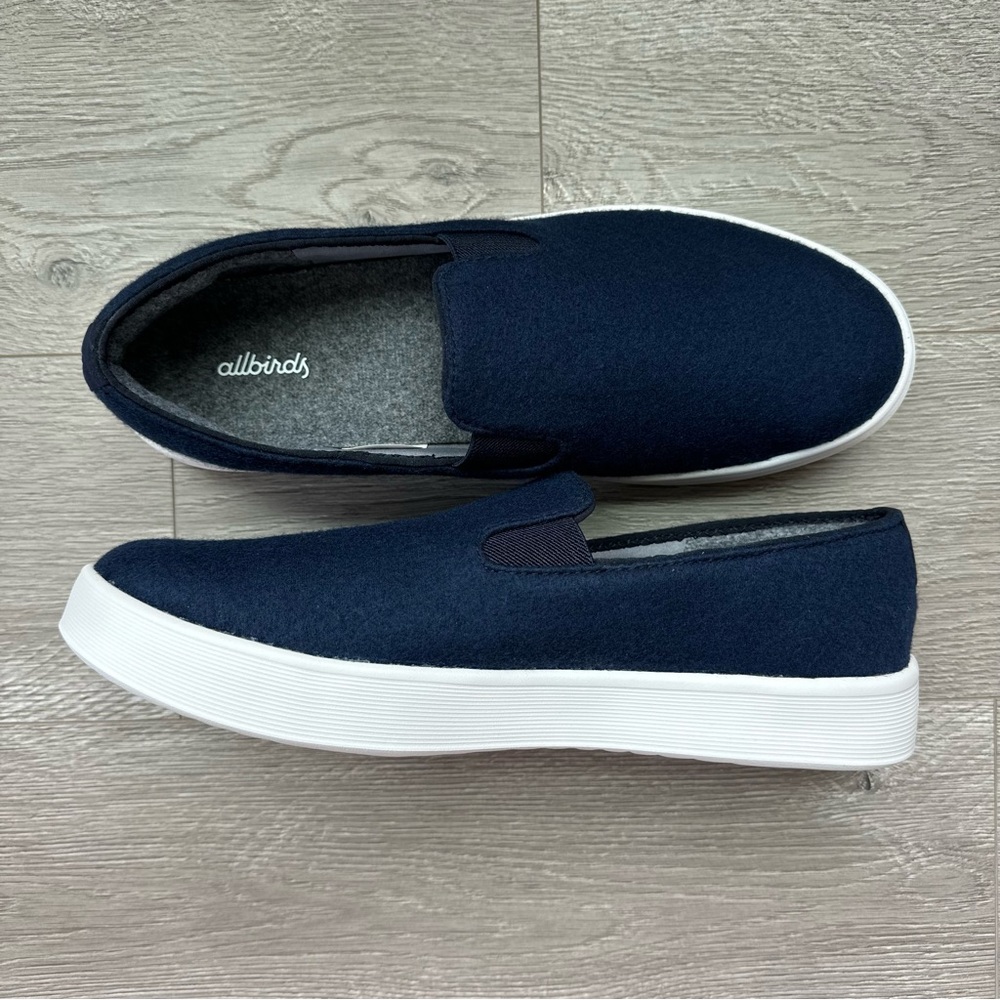 Allbirds Wool Cruiser Slip On Shoes Navy Blue Size 11 - Picture 5 of 12